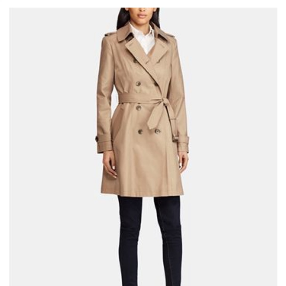 Ralph Lauren trench coat Sz Small